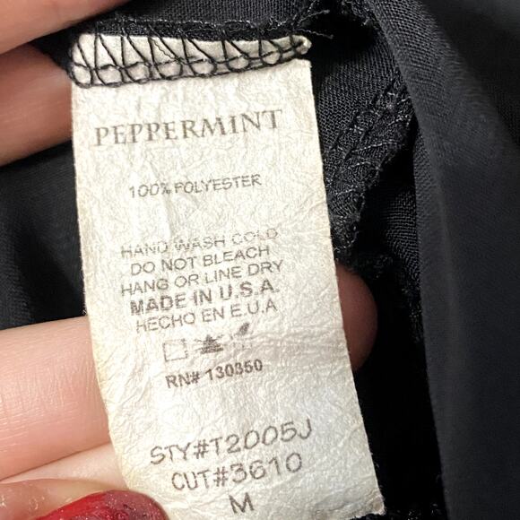 Vtg Peppermint USA Whimsygoth Boho Sheer Tassle Open Front Shall Cardigan - Picture 11 of 11